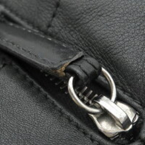 Chanel Chocobar Leather Handbag Black Boston Bag - Picture 11 of 13